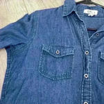 Ali & Kris  Blue Button Down Shirt Size M Photo 7