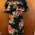 Heart & Hips 🆕  Black & Floral Off the Shoulder Dress Photo 4