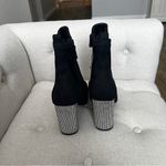 ALDO NEW Women's Boots Aurla Black Vegan Rhinestone Glam Heeled Night Out Size 9 Photo 8