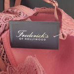 Frederick's of Hollywood  Pink Lace Bralette Size Medium NWT Rose Pink Bralette Photo 5