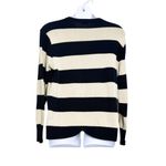 Brandy Melville John Galt Navy & White Striped Thick Knit Sweater Photo 3