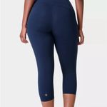 Sweaty Betty Blue Cropped Leggings with Stretchy Fit Photo 1