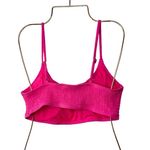 Cabana Del Sol  Hot Pink Bikini Top Women's Size Large Photo 2