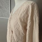 Mod Ref  Peach Faux Wrap Crop Photo 4