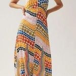 Anthropologie  The Odells Dot-Printed Maxi Dress size XS. , XSP Photo 0