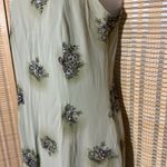 American Eagle  Outfitters Y2K Pale Army Green Floral Sleeveless Mini Dress 4 Photo 8