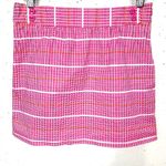 Vineyard Vines  Womens Whale Stripe Skirt Pink Buttons Size 2 Photo 0