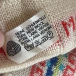 Vintage Retro Steffner Ski Headband Pure Pool White and Red Knit Ear Warmer Photo 9