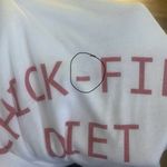 Bella Canvas 💕 2 For $10  Cotton Blend “Chick-Fil-A Diet” T-Shirt Size Large Photo 2