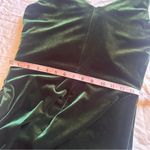 Revelry Sleeveless Emerald Green Velvet V Photo 6