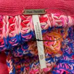 Free People Dreaming Again Berry Blast Combo Multi Knit Cardigan Sweater Size XS Photo 14