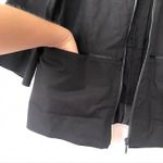 Chico's 0 Short 3/4 Sleeve Jacket Solid Black Cropped Work Office Blazer 4 / 6 Photo 7