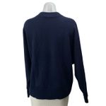 Whistles Women's Blue Mock Neck Long Dolman Sleeve Knit Pullover Sweater Top M Size M Photo 2