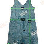 Kyodan Outdoor Skort Dress Romper Sleeveless Turquoise Animal Print Size S Photo 3