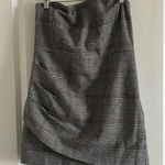 House of Harlow -  Houndstooth Wool Blend Strapless Ruched Academia Sheath … Photo 7