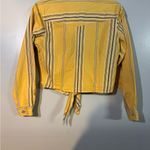 Vintage women’s roper western cropped button up collared long sleeve size medium Yellow Photo 1