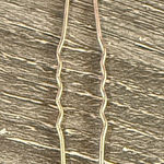 Elegant Crystal Hair Pin Gold Photo 0