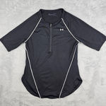 Under Armour  Heat Gear Fitted Cycling Performance Shirt Womens Size Medium Black Photo 0