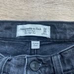 Abercrombie & Fitch  Curve Love The Kick Flare Jeans Black 24 00R High Rise Photo 2