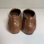 Tory Burch  Size 7 M Eleanor Loafer Shoes Flats Brown Gold Leather Photo 3