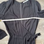 Reformation Molly Long Sleeve Jumpsuit Black 2 Photo 11