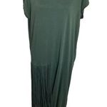 Banu Bora maxi fringe loop hem casual dress in deep forest green size S Photo 0