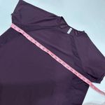 Athleta  Momentum Short Sleeve Top Size Small Plum Purple Performance Tee Photo 3