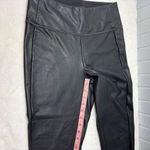Athleta  All Over Gleam Tight Faux Leather Legging Women's High Rise Black Size M Photo 6