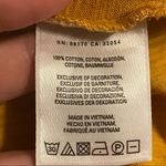 Anthropologie  Little Yellow Button‎ mustard orange top size small Photo 12