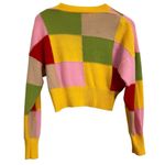 ZARA  checkered multi color sweater size S Photo 2