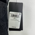 Guess  Black Velvet Lace Sheath Dress Size XL NWT Career Office Capsule Funeral Photo 4