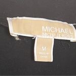 Michael Kors Black Long Sleeve Top Dress with Gold Chain detail Size Medium Photo 3