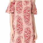 Madewell  Silk Cold Shouldered Paisley Dres… Photo 1