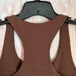 Girlfriend Collective  Cafe Brown Paloma Racerback Sports Bra Style 1002 Sz L Photo 9