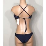 PilyQ teeny navy nautica lace teeny bikini set. M-top/L-bottom. New. Photo 6