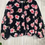 Sandy Liang  x Target Floral Sherpa Fleece Quarter Zip Jacket size XS Extra Small Photo 3