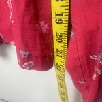 Universal Threads Blouse Womens Long Sleeve Printed Woven Red Floral Top Medium Photo 7