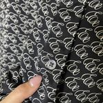 Equipment NWOT  Logo Signature Satin Button-Up black Blouse size medium Photo 4