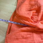 OLIPHANT V Neck‎ Maxi Tiered Dress Size small In Orange Photo 10
