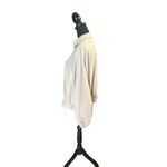 FAVLUX  Beige Button-Down Shirt with Drawstring Hem – Casual Chic Photo 1