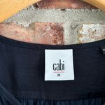 CAbi 3438 Finale Sleeveless Blouse Tank Top In Midnight Blue, M Photo 3