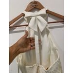 David's Bridal Davids bridals Galina halter ivory tie back wedding dress *needs dry cleaning* Photo 10