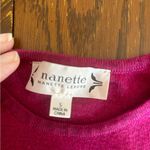 Nanette Lepore Nanette berry sweater with sleeve detail size small Photo 1