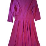 LaVia 18 Cranberry Knit Fit and Flare Dress Photo 10