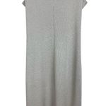 Vintage 90’s Scoop Neck Slip Midi Belted Chain Silver Dress Size 8 by K Studio Gray Size L Photo 10