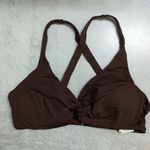 La Blanca Java (Brown) Island Goddess Underwire Twist Front Bra Top Size 10 New Photo 0