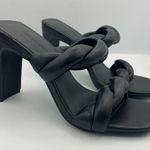 Open Edit Remmy twist black heeled sandals women Size 5M Photo 1
