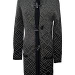 Icelandic Design| S | Cardigan Knit Jacket Coat Women's Long Length Sweater Wool Black Photo 0