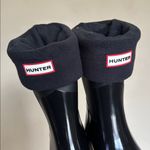 Hunter  Original Refined Short Gloss Duo Rain Boots Size 9 removable socks Photo 3