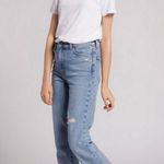 Current/Elliott đź’•CURRENT ELLIOTTđź’• Soulmate High Rise Slim Straight Leg Jean Camino Blue 27 NWT Photo 3